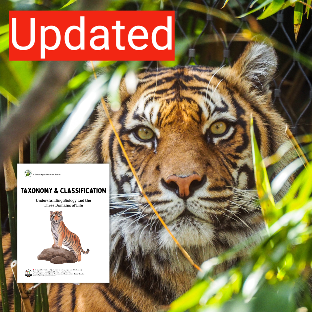 Taxonomy and Animal Classification Unit for Grades 5–9