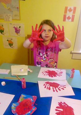 Canadian flag craft for unit