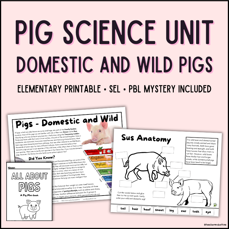 Pig science Elementary Pack
