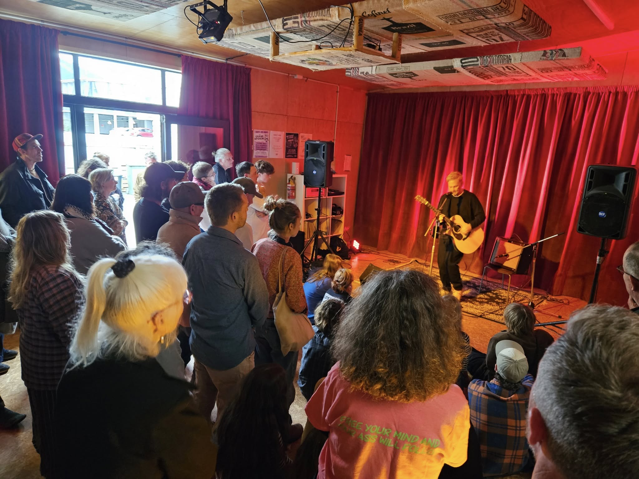 Illustration of people at a party