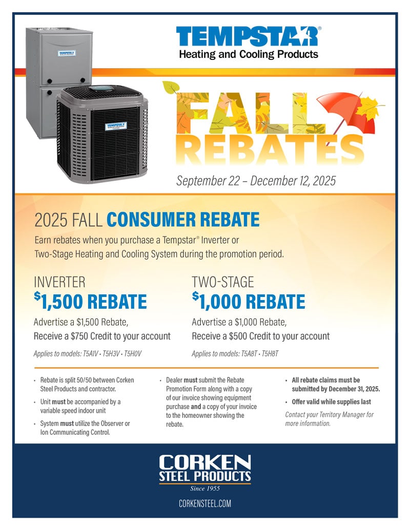 2025 Fall Rebate: Tempstar