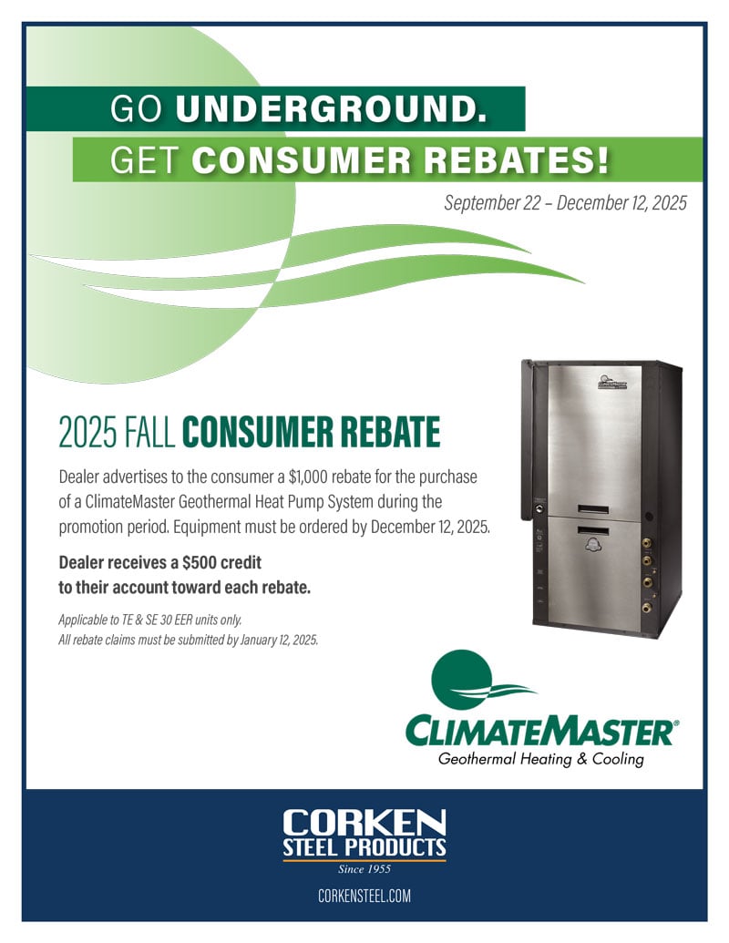 2025 Fall Rebate: ClimateMaster