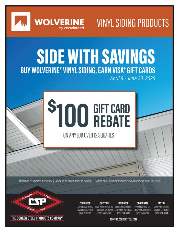 Side with Savings! Earn Rebates on Wolverine Siding
