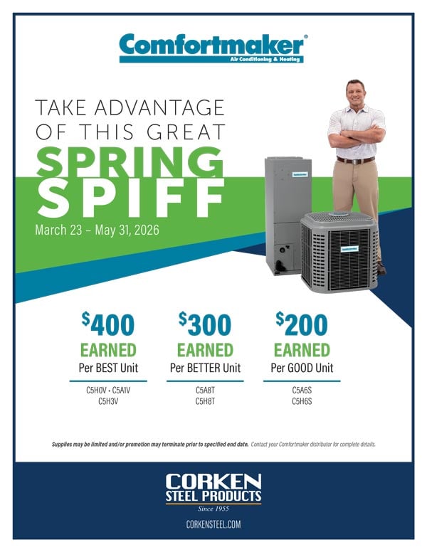 2026 Spring Spiff: Comfortmaker