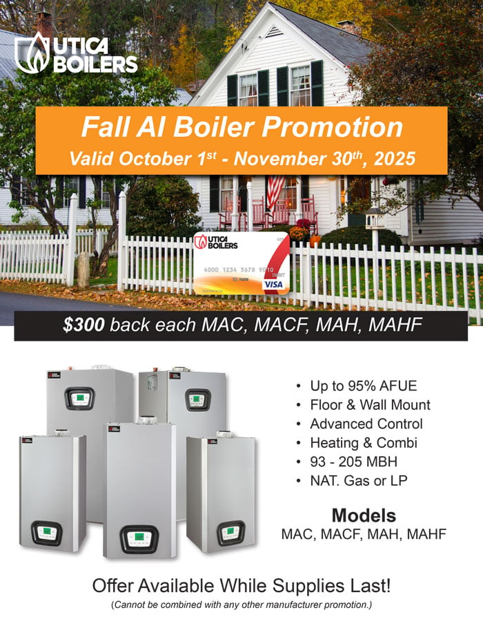 Utica Boiler Fall 2025 Rebate Promo