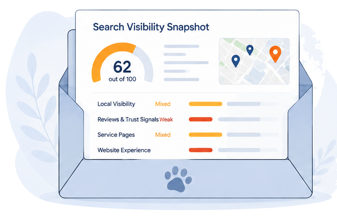 search visibility snapshot results coming out of envelope