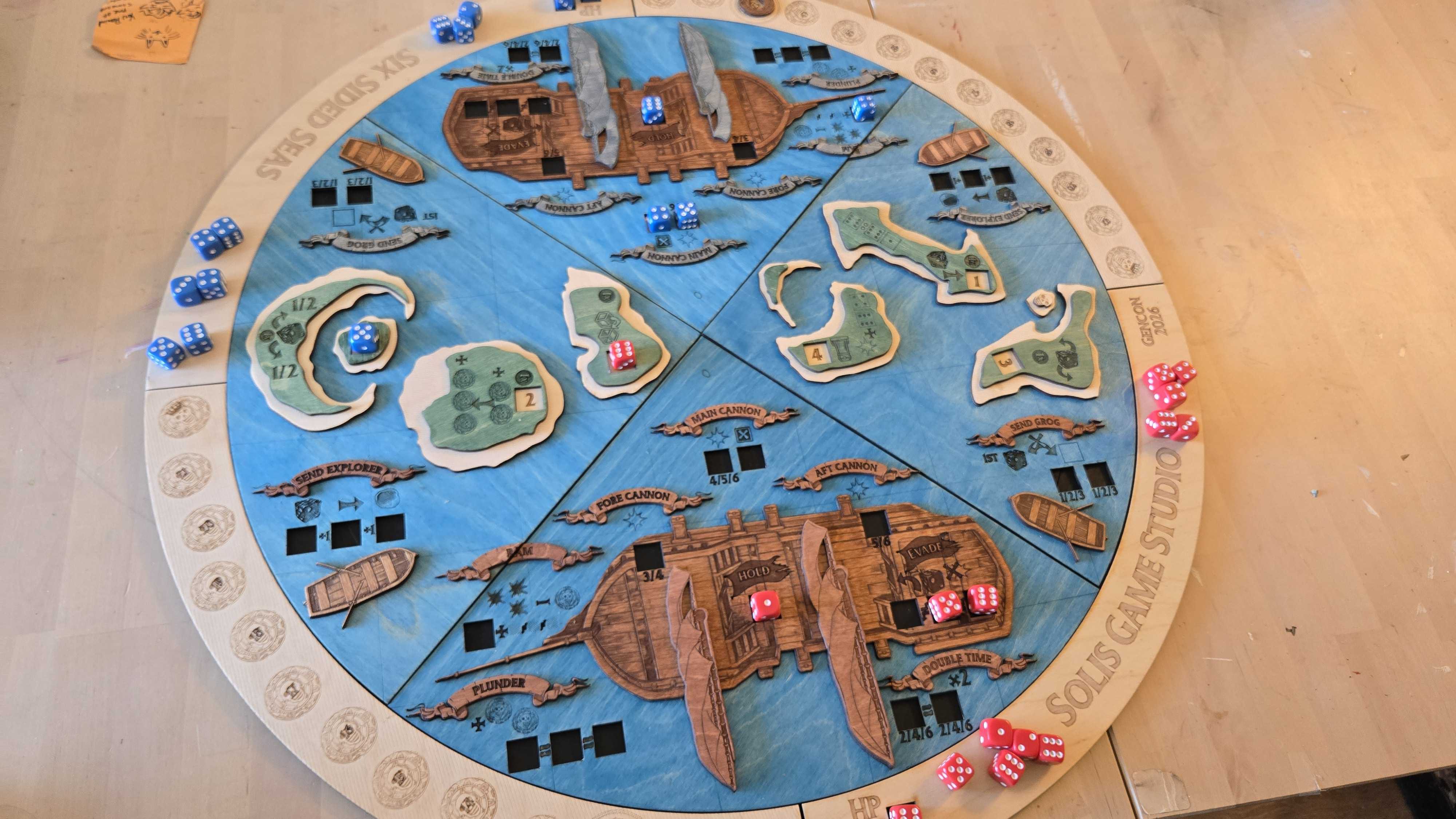 Creating the Six-Sided Seas Deluxe Wooden Game Board