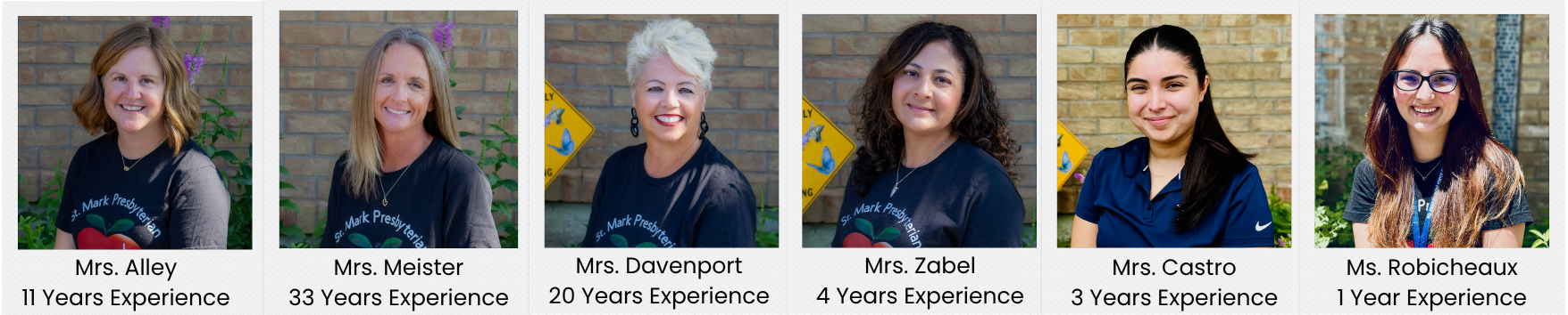 Three year old teachers at a preschool.