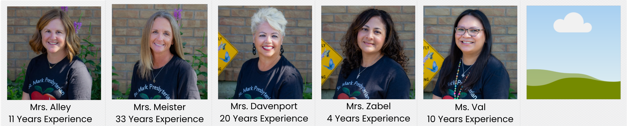 Three year old teachers at a preschool.