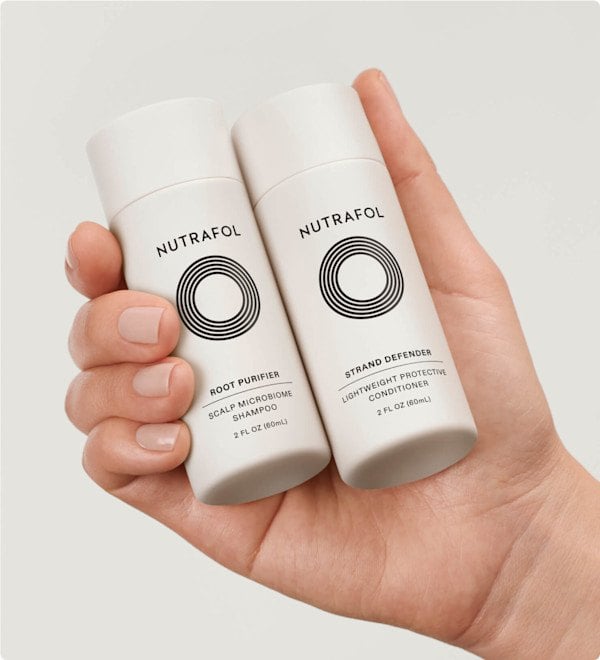 Nutrafol Shampoo and Conditioner Travel Set