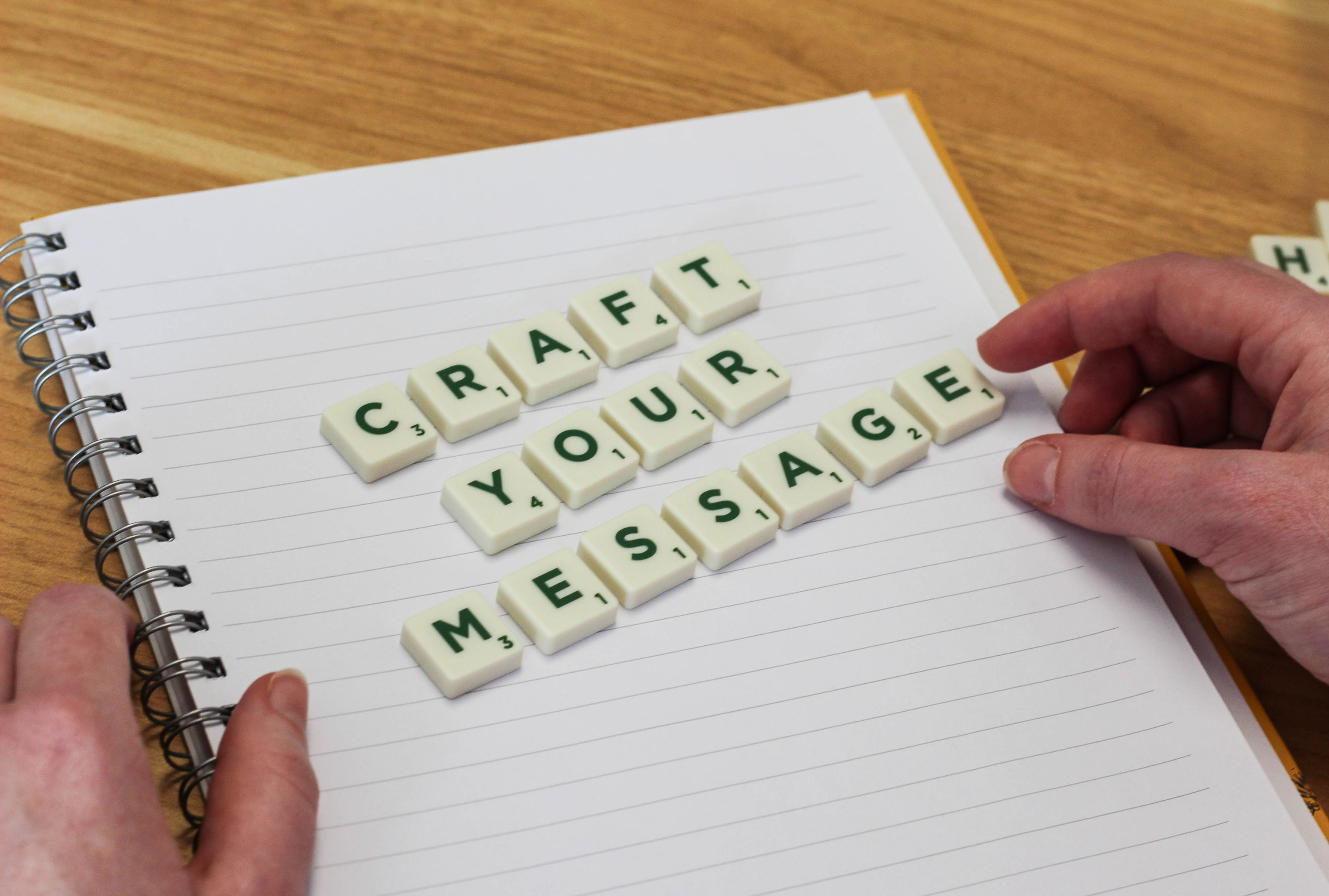 Screenshot of the template on a graphic to promote the freebie