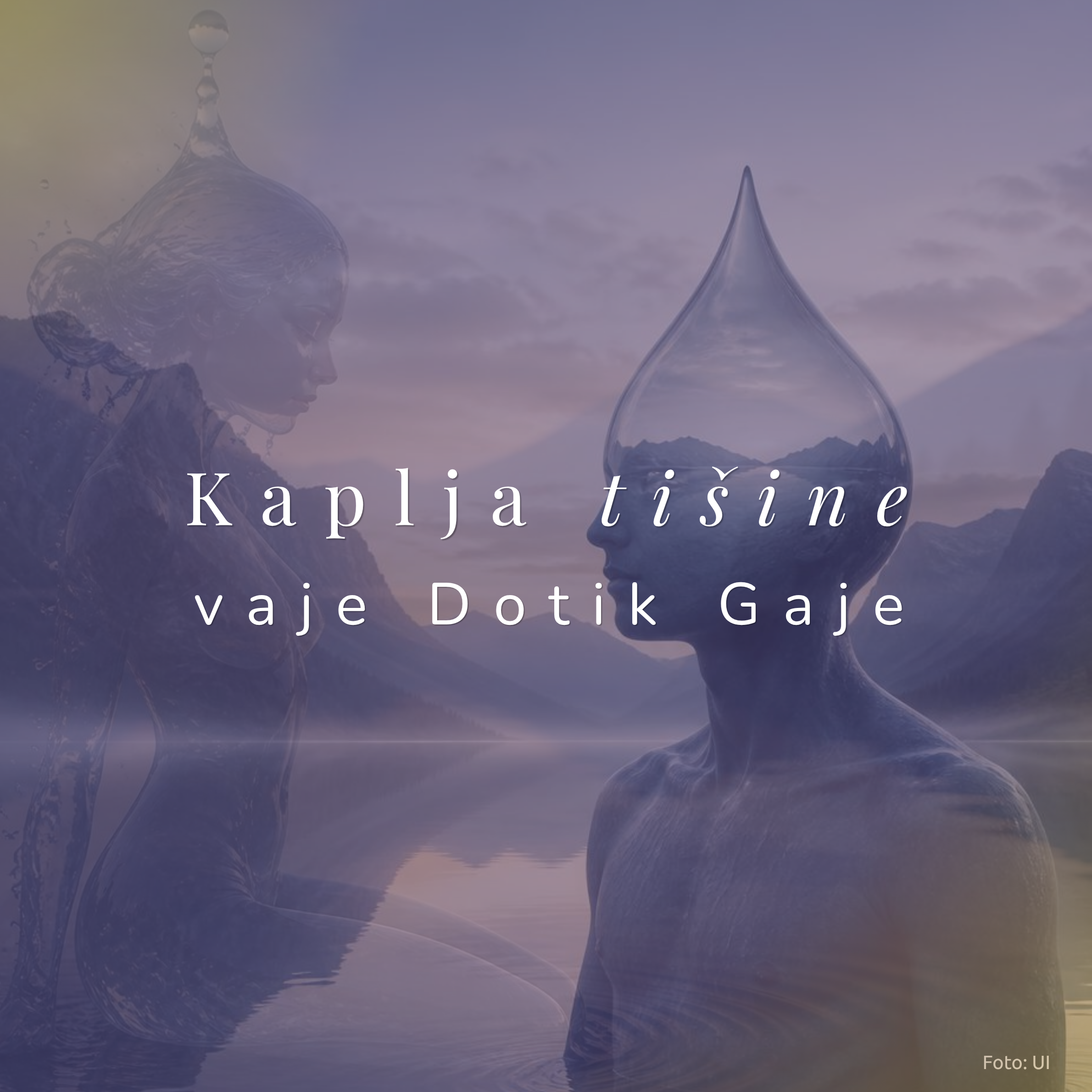 Kaplja tišine — vaje Dotika Gaje v dvorani Mirce v Ajdovščini