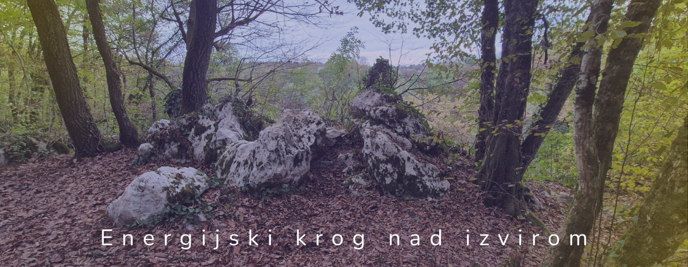 Utrinek s poti ob reki Krupi