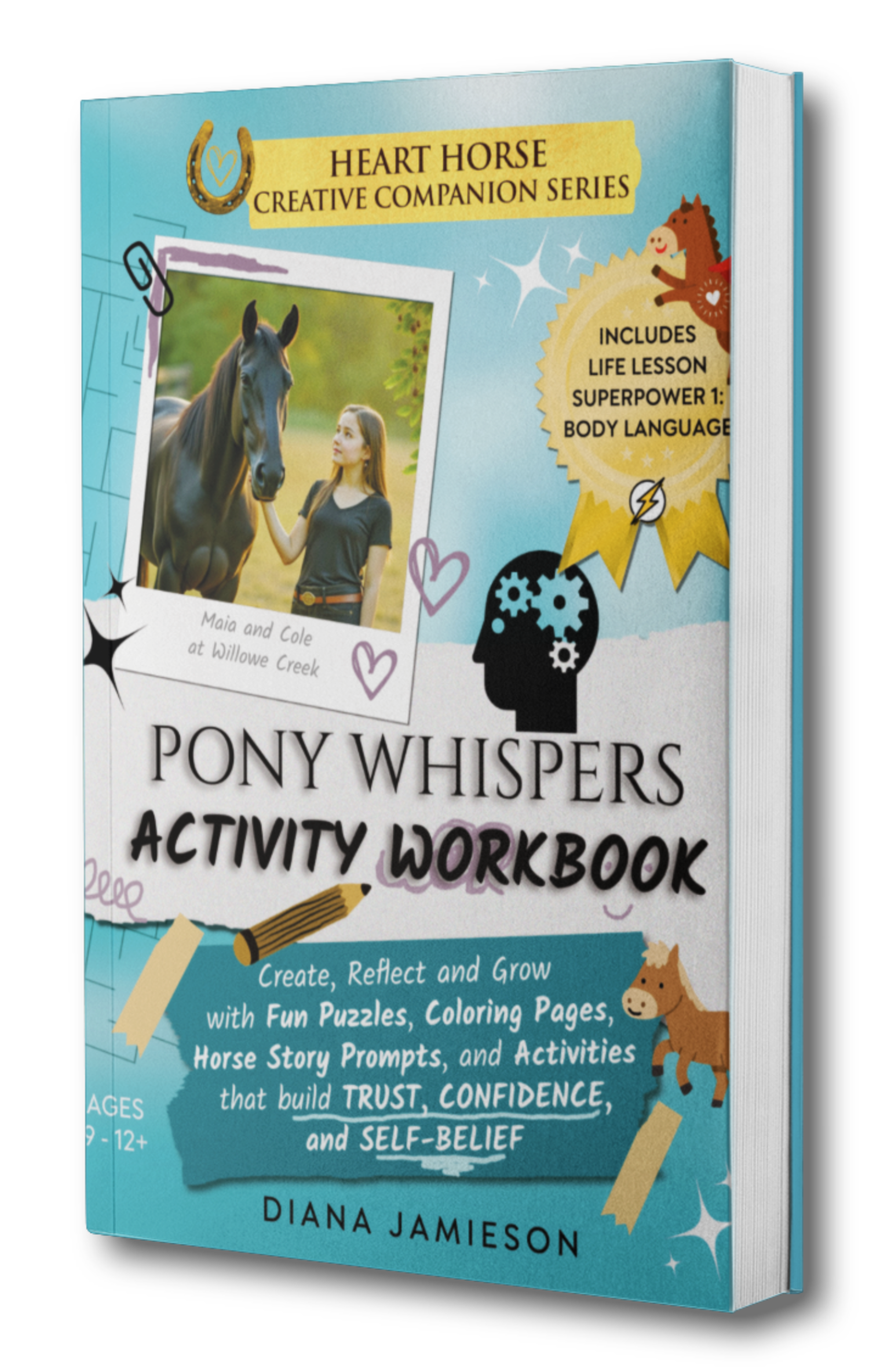 Pony Whispers Activity Workbook by Diana Jamieson