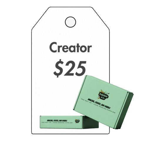 Dabble Kits Creator Plan – digital access plus physical art kit subscription