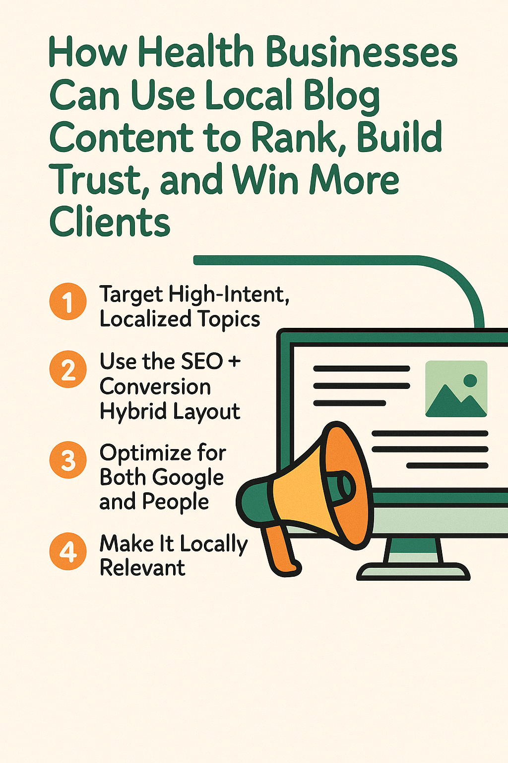 How Health Businesses Can Use Local Blog Content to Rank, Build Trust, and Win More Clients