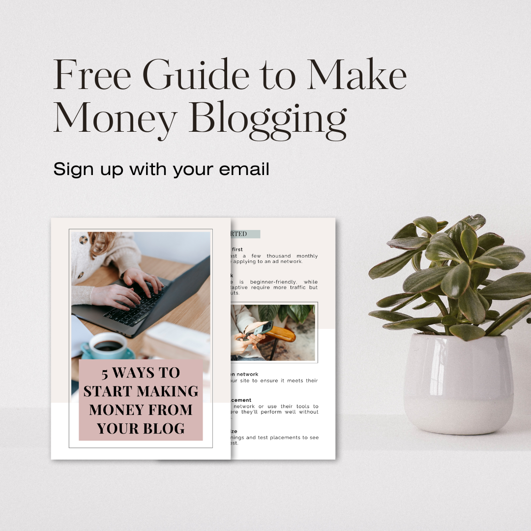 Free Guide to Make Money Blogging