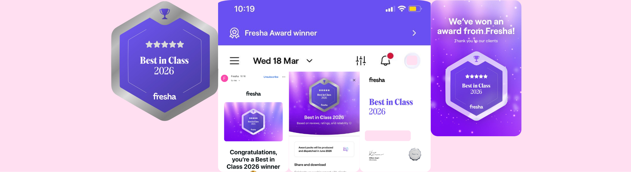 Konstantin Taffet (Clerk Carmine, The Ballad of Songbirds and Snakes), Alina Alexandra Reid (Kerna, Sunrise on the Reaping), Smylie Bradwell (Syd Abernathy, Sunrise on the Reaping), Scot Greenan (Burdock Everdeen, Sunrise on the Reaping), Sandra Jessica Foerster (Hersilia, Sunrise on the Reaping) with a candle handmade by @all.too.emy (All Too Candles).