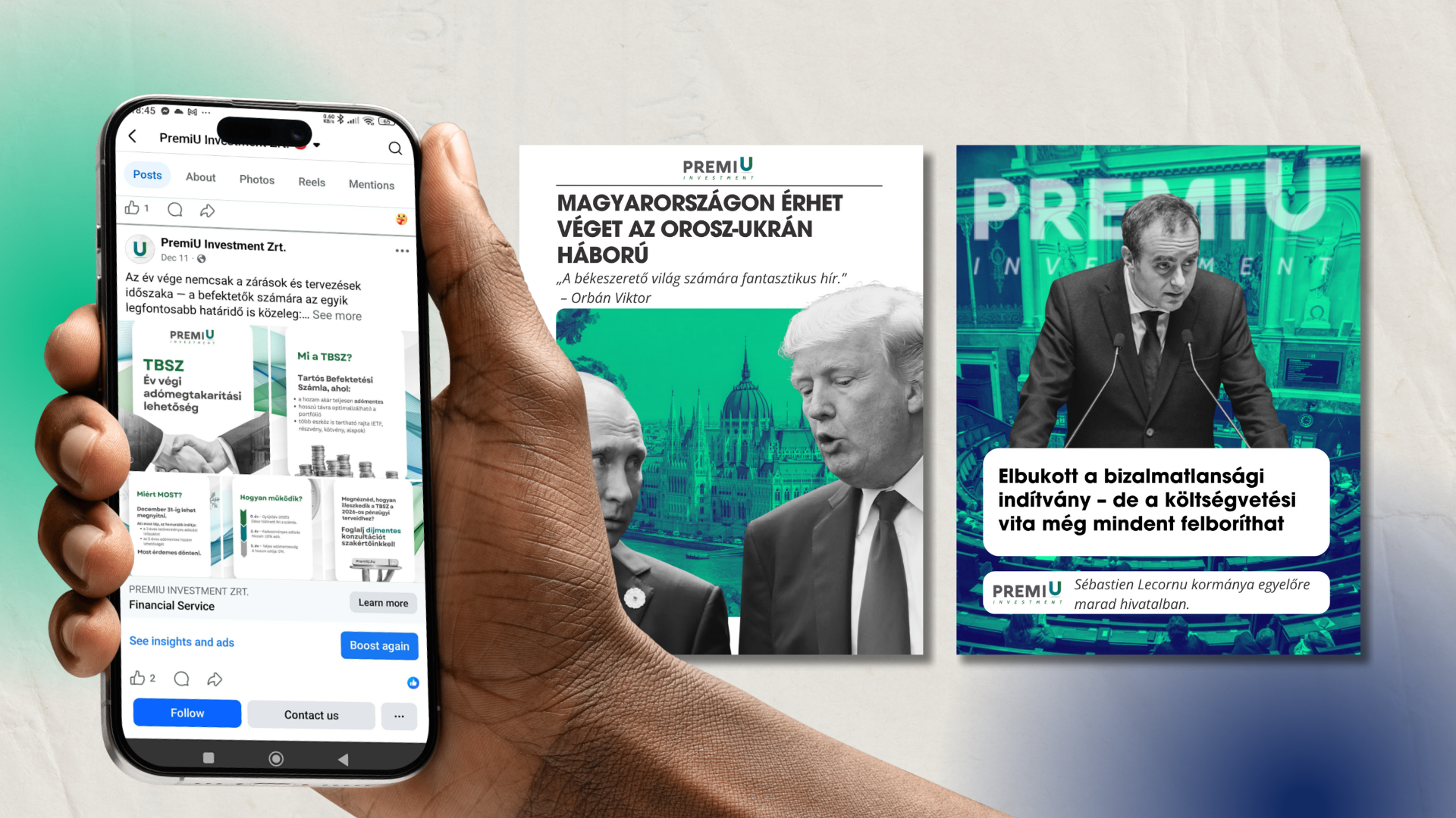 PremiU Investment Tartalomgyártás és Marketing Stratégia