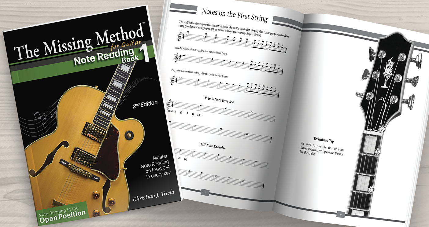 The Missing Method for Guitar Note Reading Book 1