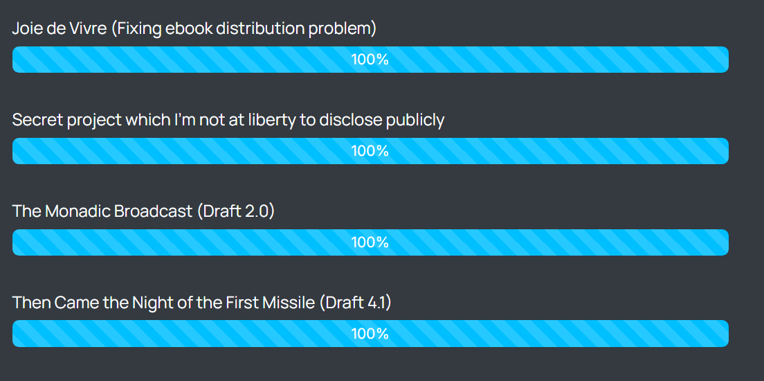 Progress bars