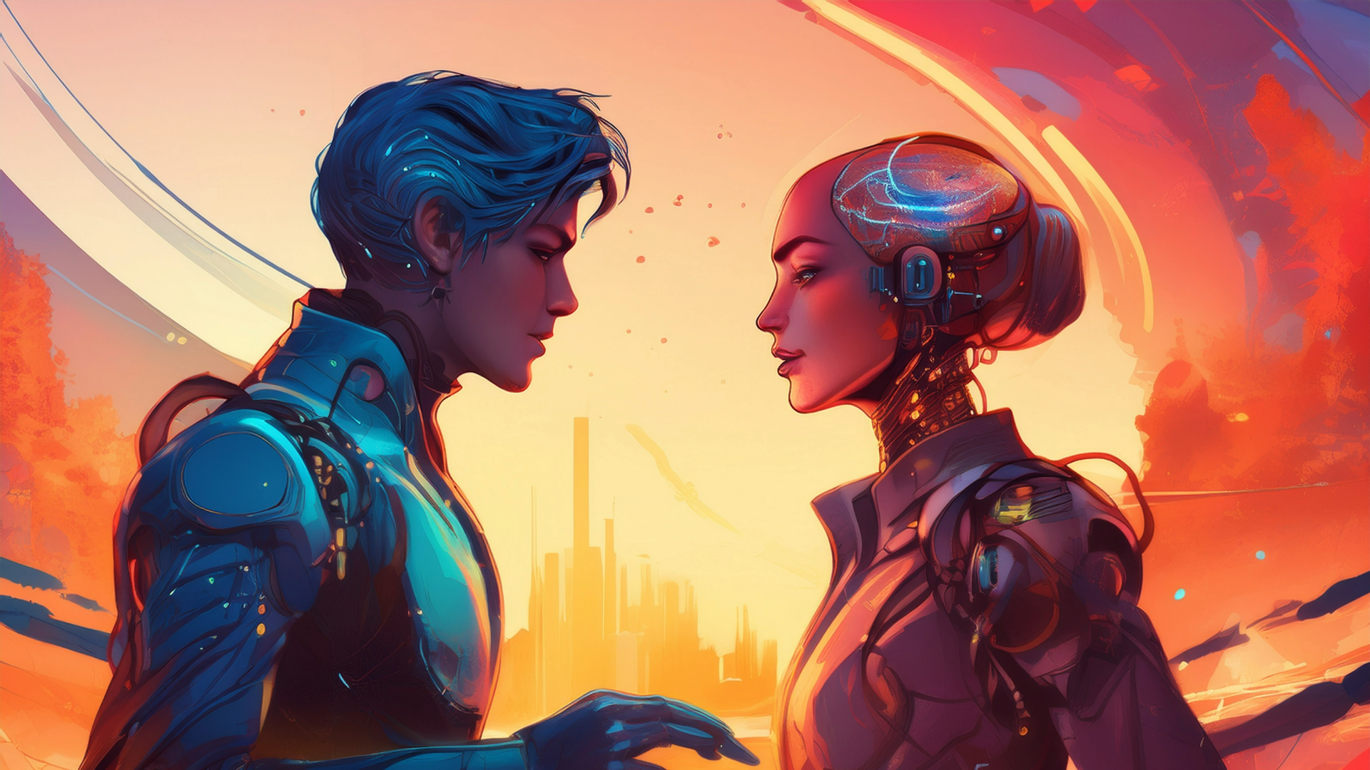 Two AI talking to each other