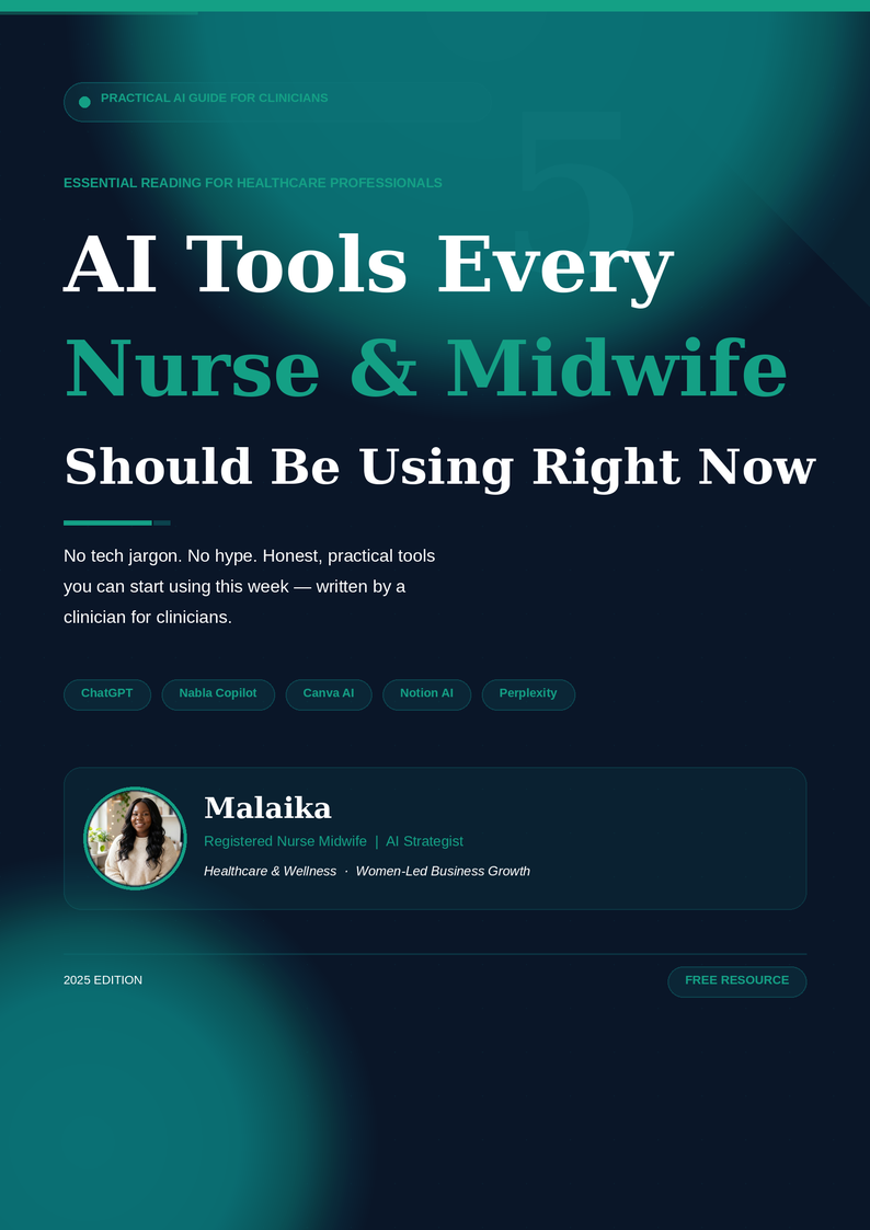 5 AI Tools Every Nurse and Midwife Should Be Using Right Now
