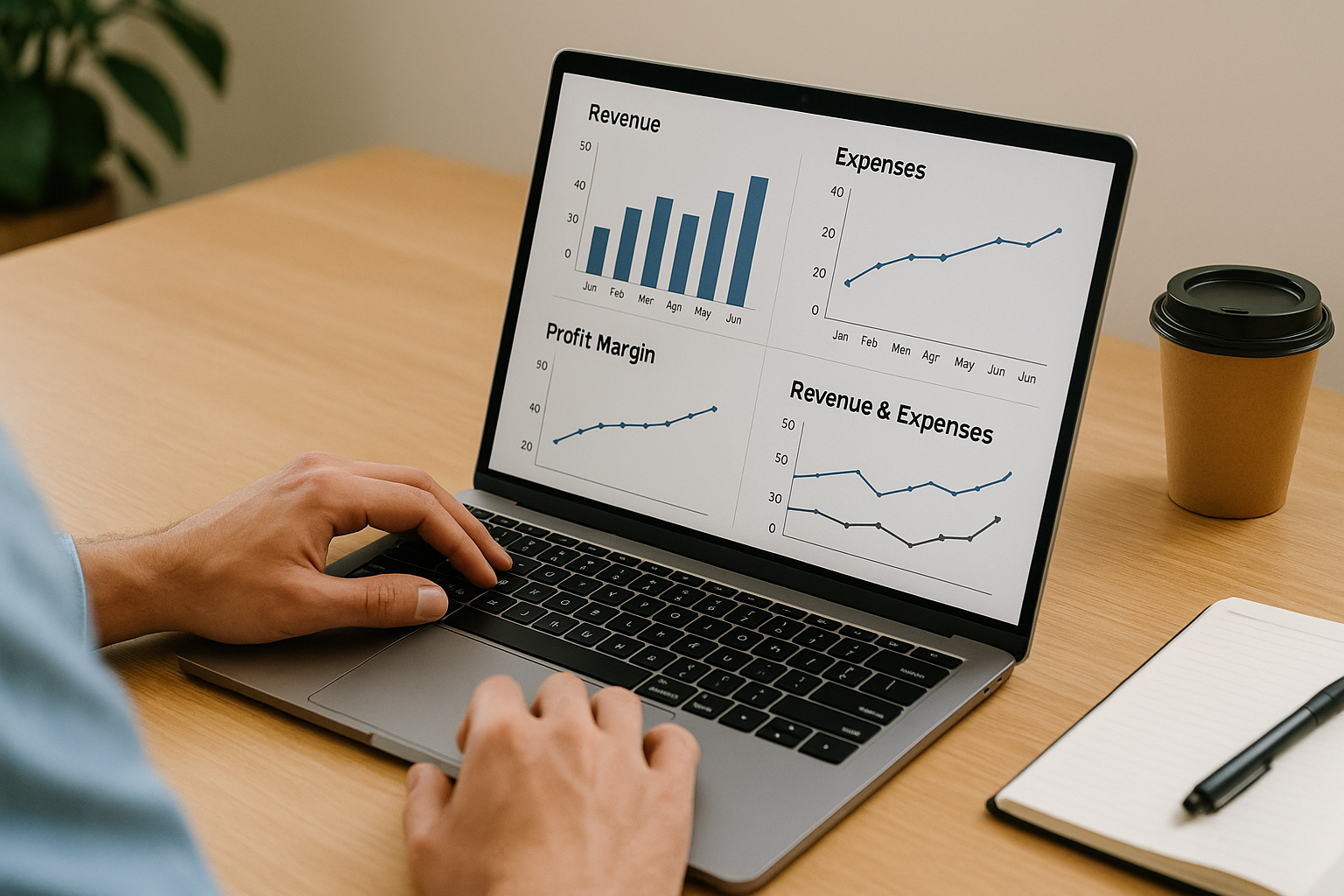 Dashboard with key financial insights guiding 2026 business planning.