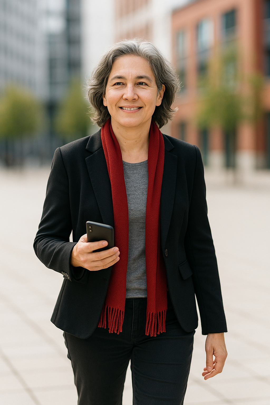 Confident business owner enjoying freedom after using data to scale with intent.