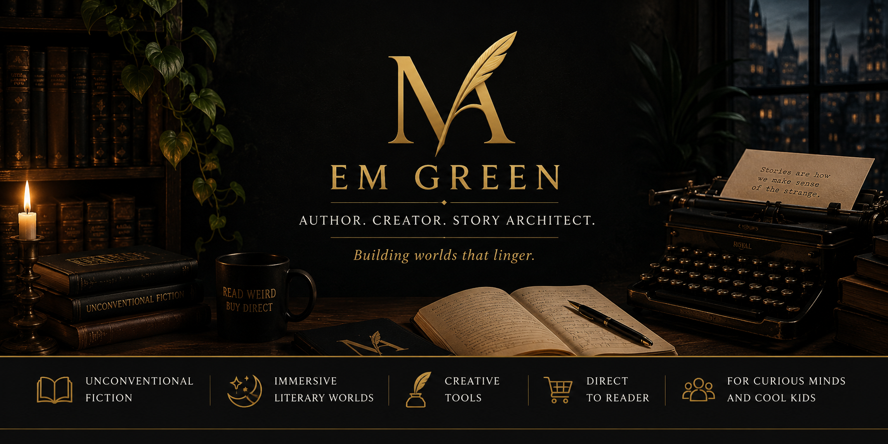 Em Green — Margins Abound author banner