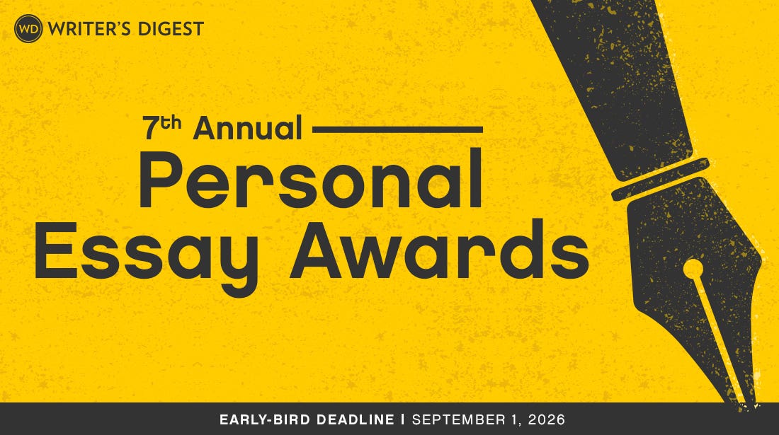 Writer's Digest Personal Essay Awards