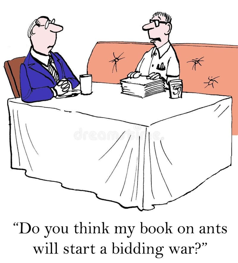 Author cartoon