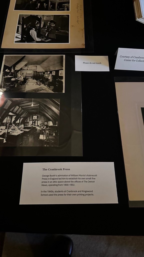 Cranbrook Press images