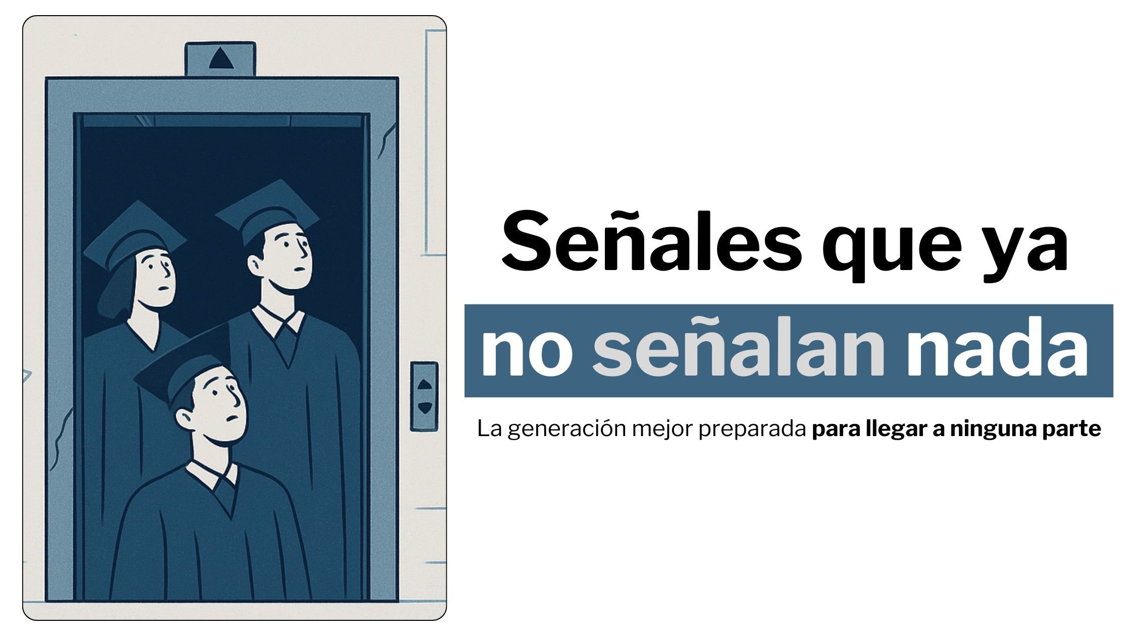 Señales que ya no señalan nada.