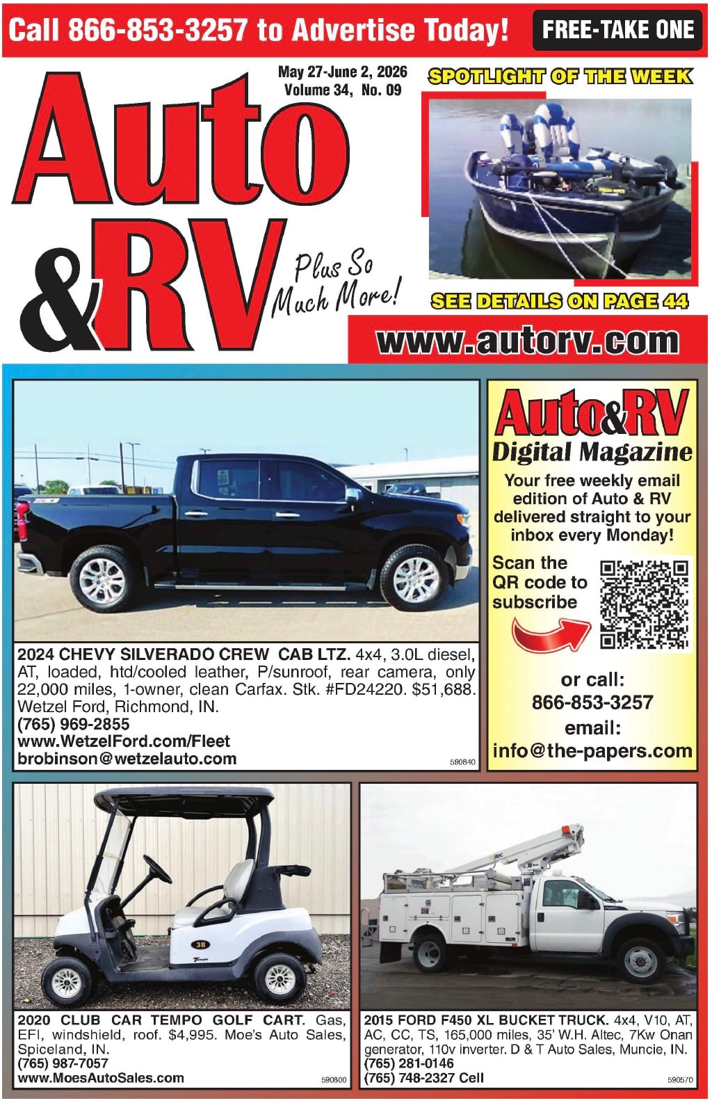 Auto & RV - May 27, 2026
