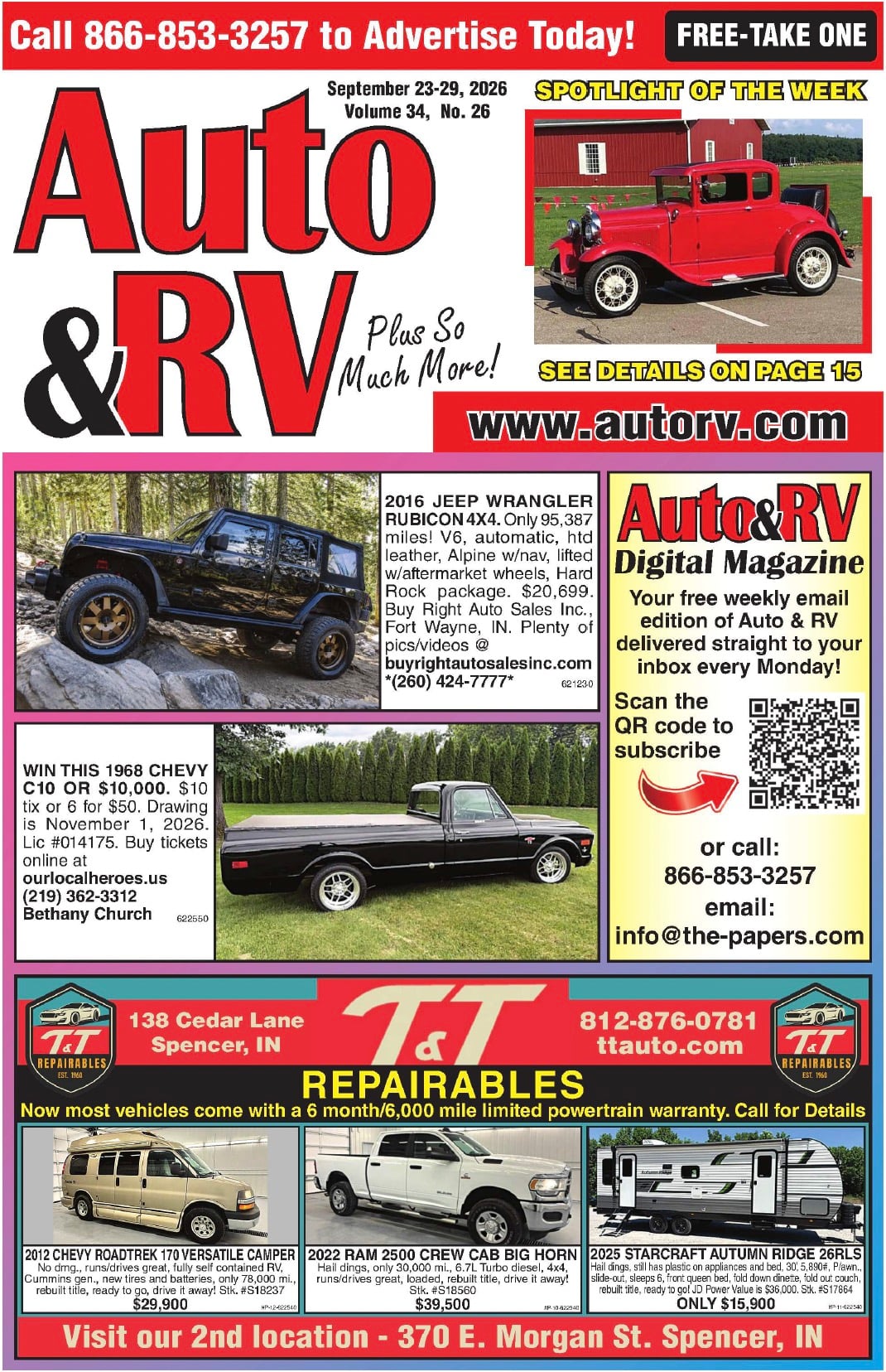 Auto & RV - September 23, 2026
