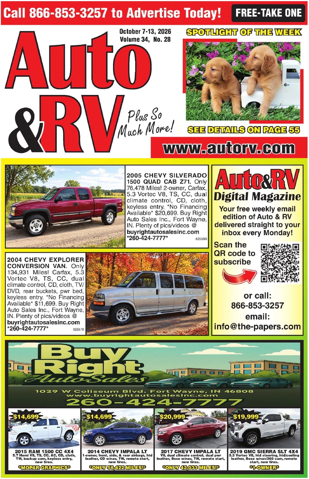 Auto & RV - October 7, 2026