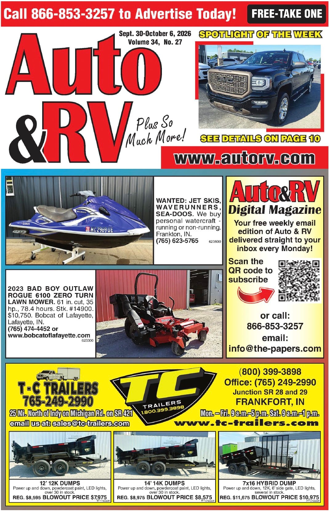 Auto & RV - September 30, 2026