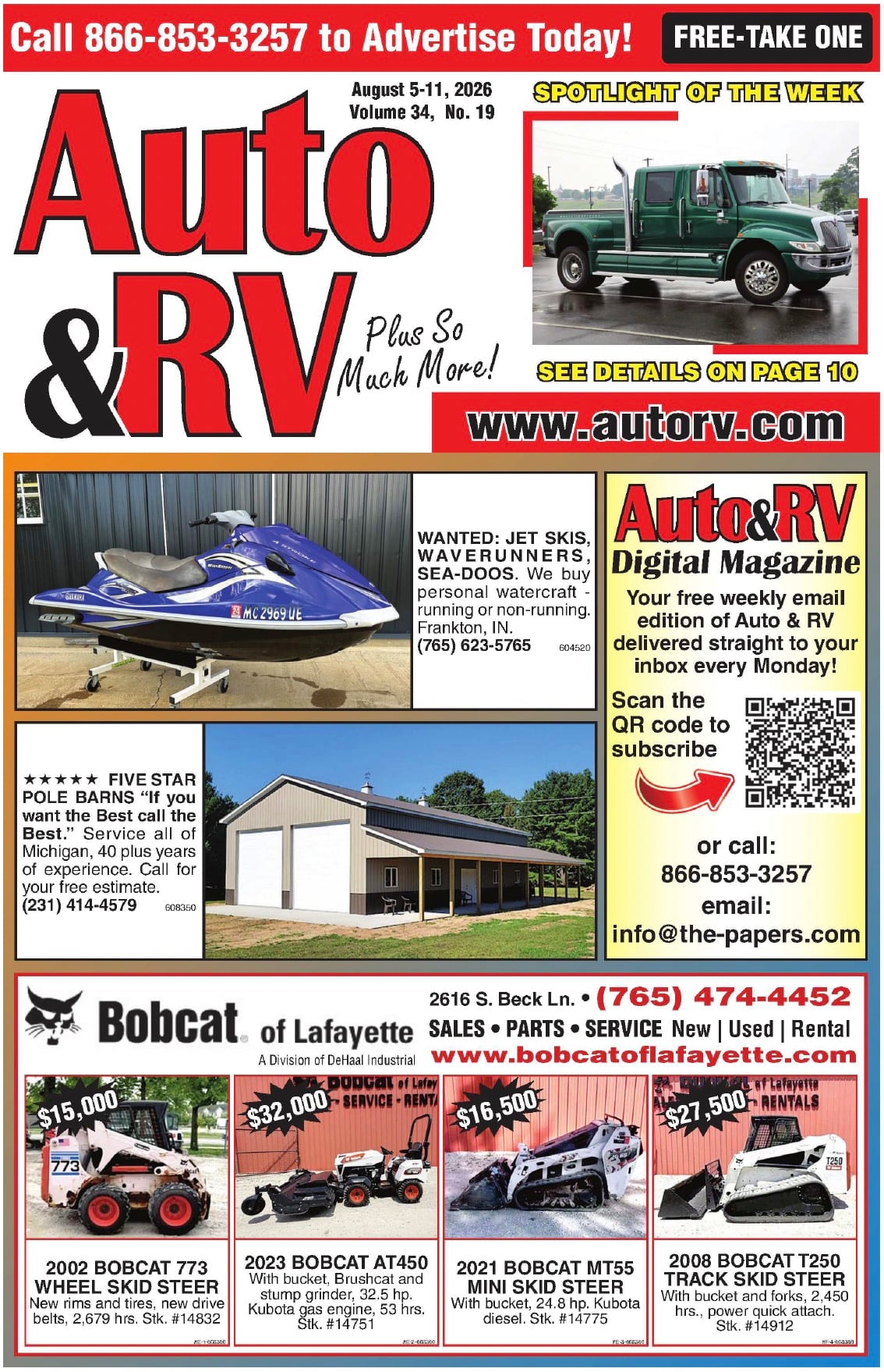 Auto & RV - August 5, 2026