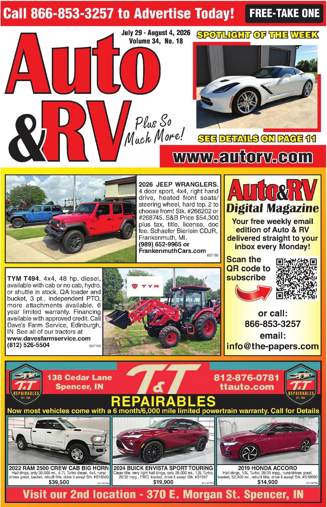 Auto & RV - July 29, 2026