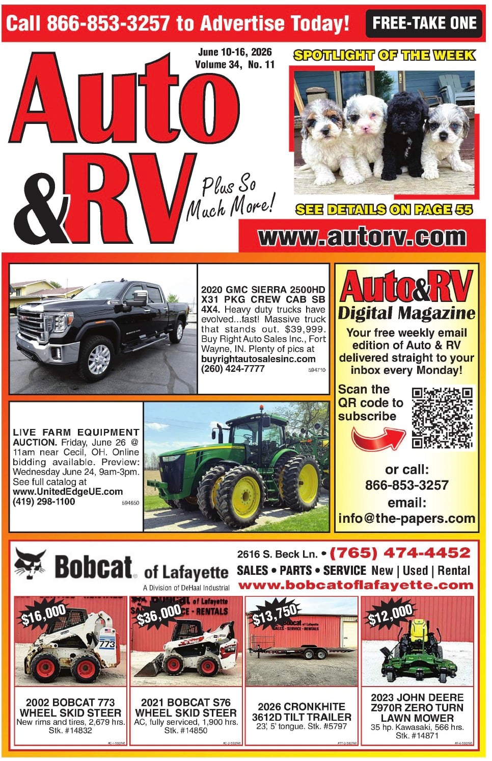 Auto & RV - June 10, 2026