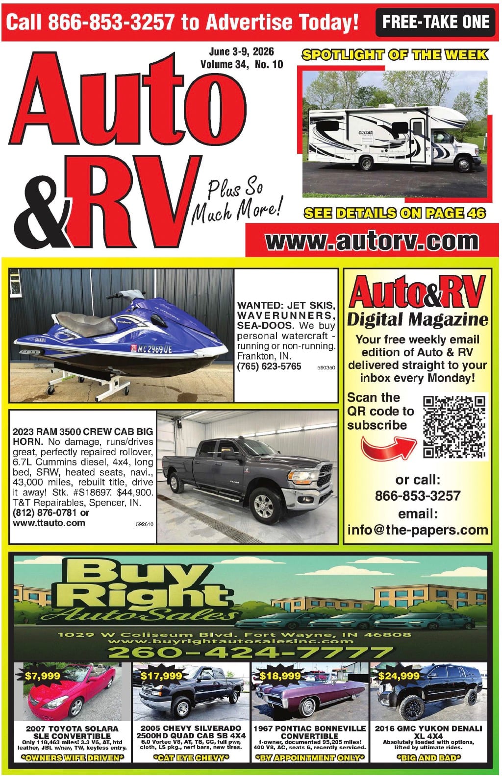 Auto & RV - June 3, 2026