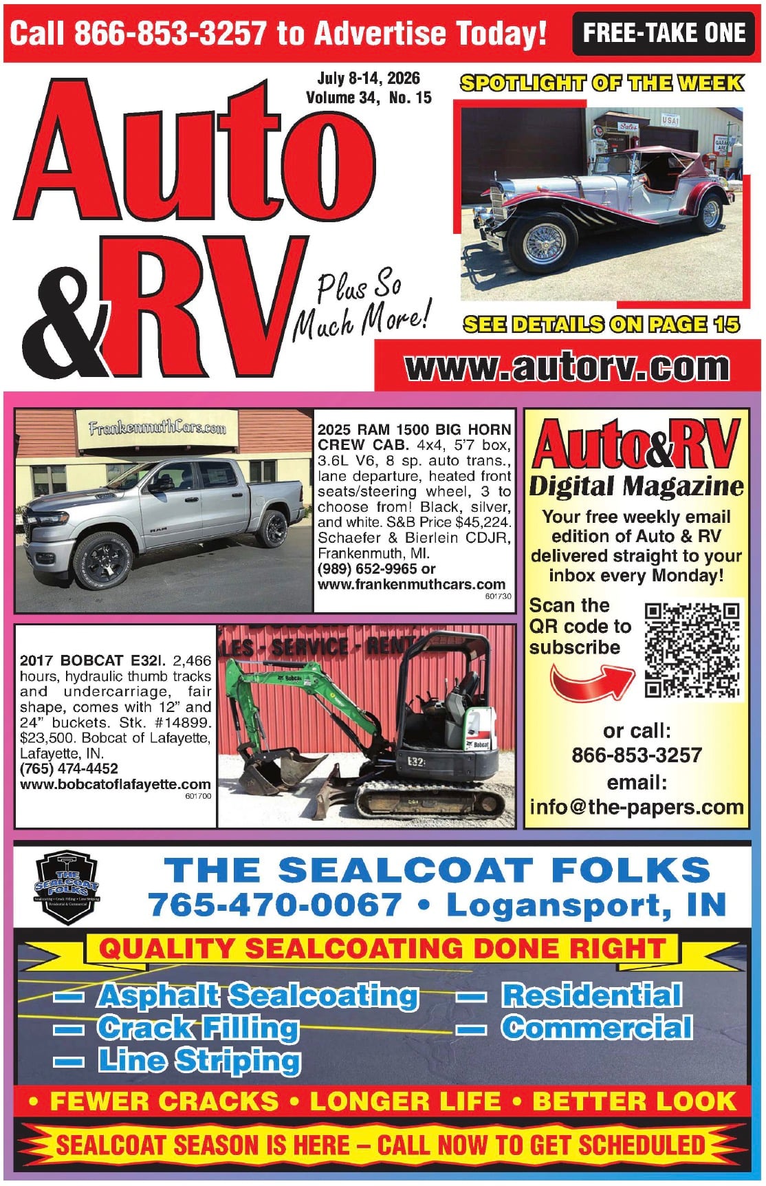 Auto & RV - July 15, 2026