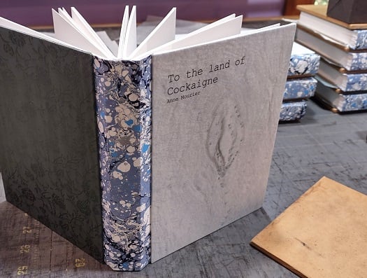 An edition of hand crafted books, done with a modern coptic stitch with a cased hard cover.