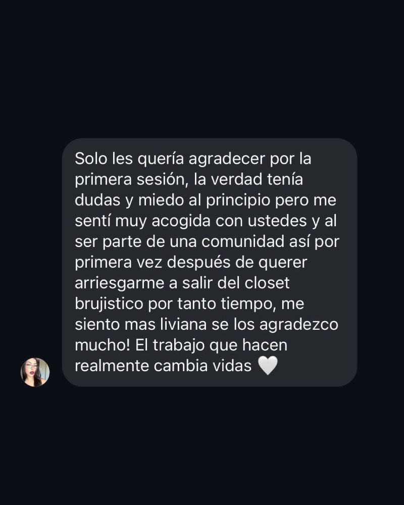 Reacción en Instagram