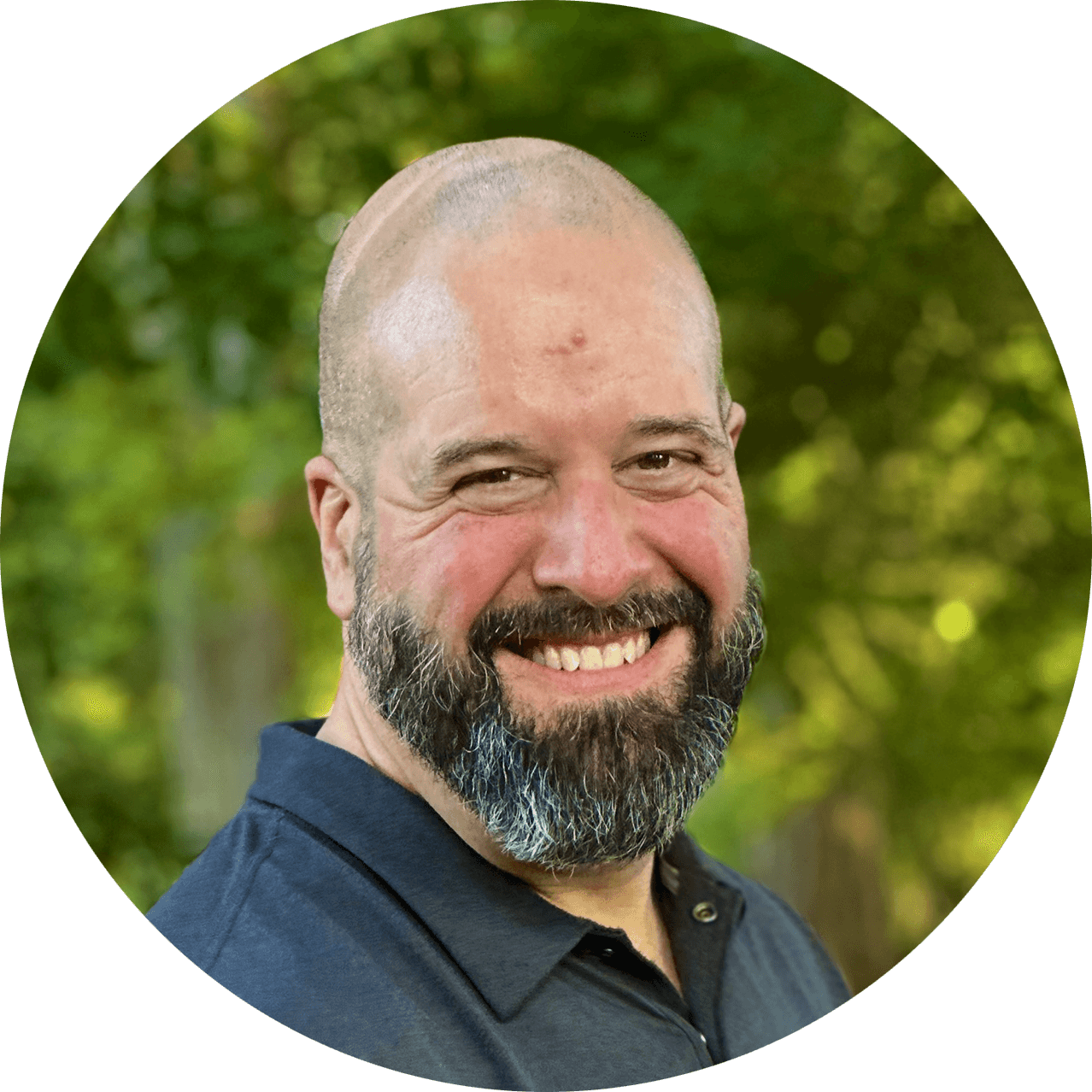 Two people hiking on a path trail guide