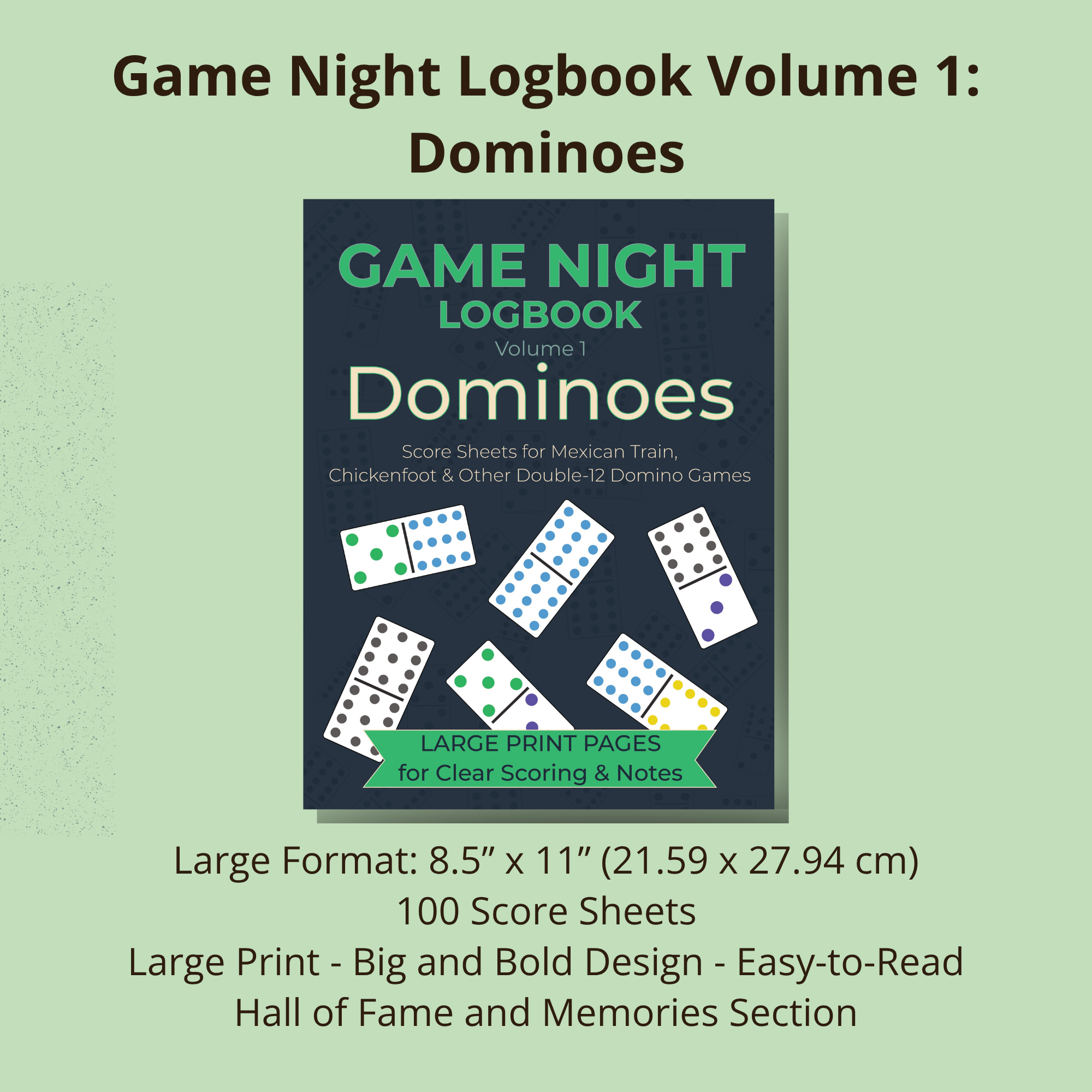 Game Night Logbook Volume 1: Dominoes