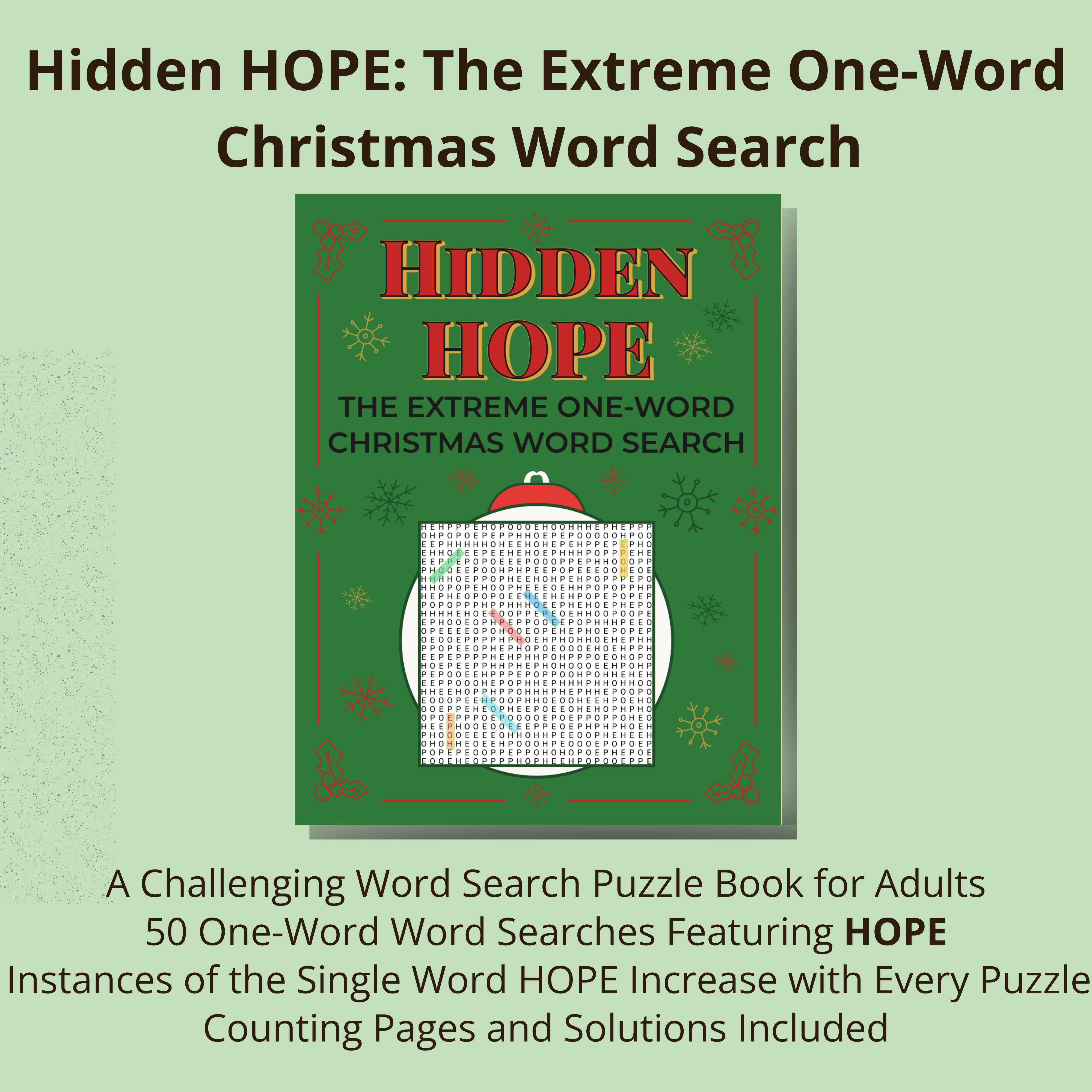 Hidden HOPE: The Extreme One-Word Christmas Word Search