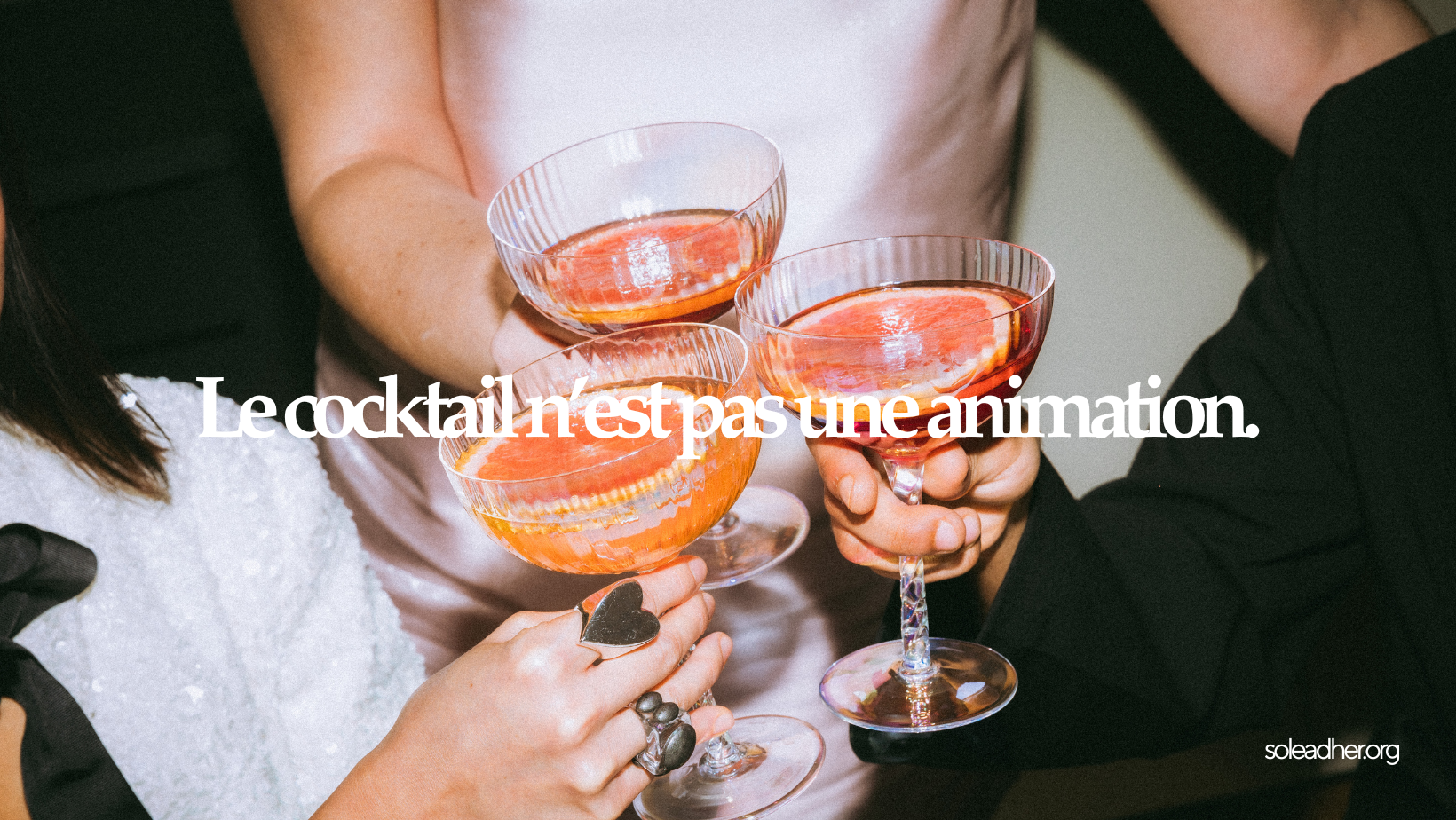 Le cocktail n'est pas une animation
