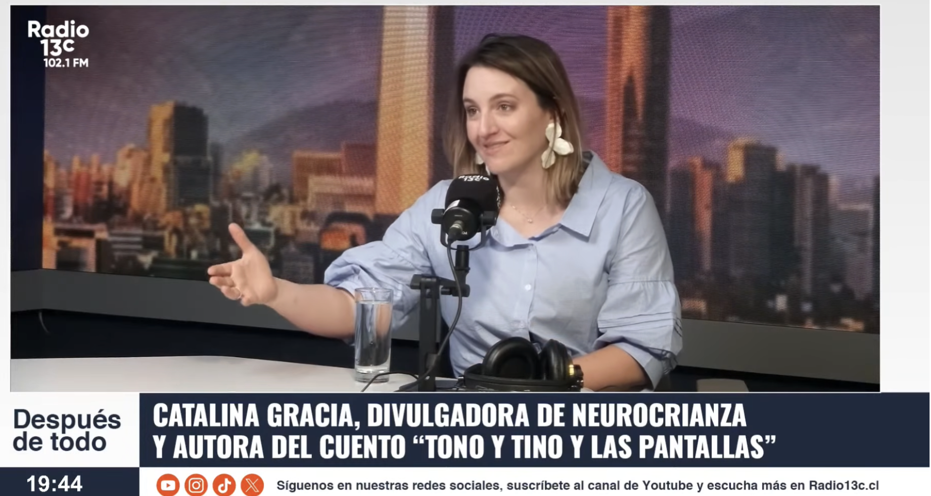 Catalina Gracia conversó con Soledad Onetto en Radio 13C sobre el lanzamiento de “Tono y Tino y las pantallas”